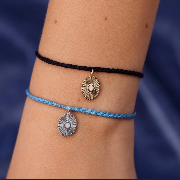 BRAND NEW Pura Vida SUN RAY CHARM BRACELET in black - Picture 3 of 9